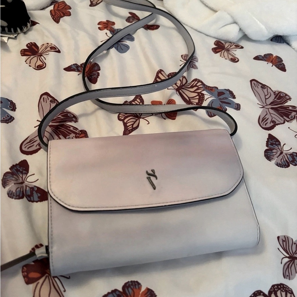 Simply, Vera Wang Chrome Washed Crossbody Purse